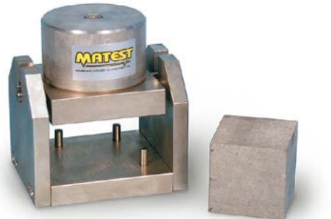  Gá thử nén mẫu khối 70.7 mm 